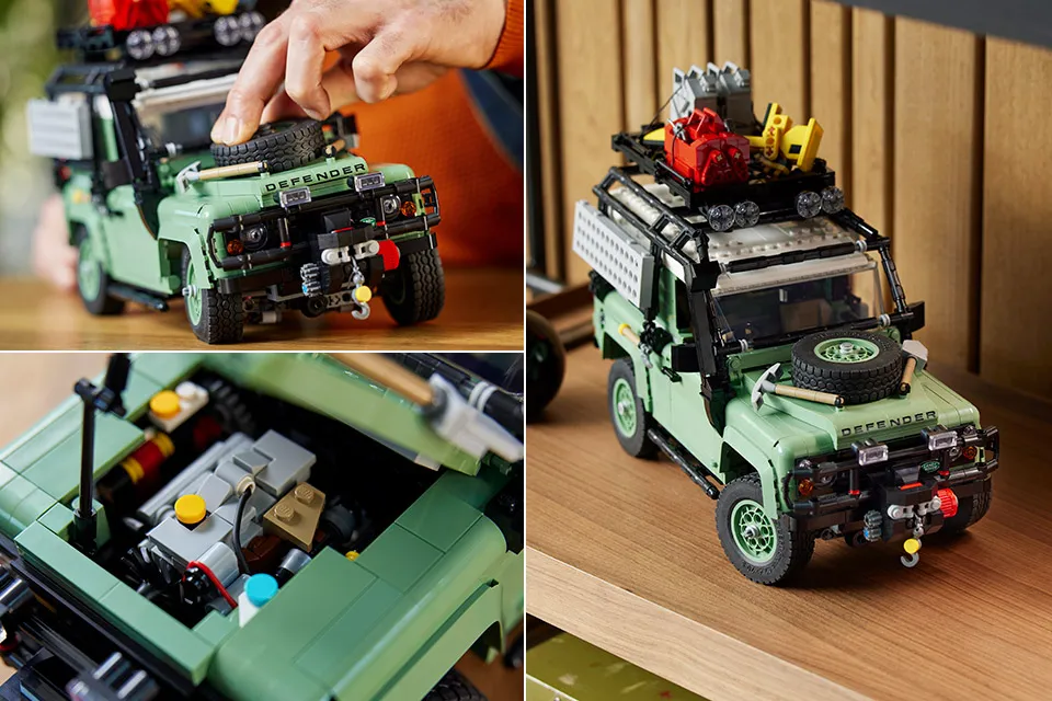 LEGO Icons Ensemble Classique Land Rover Defender 90 (10317) contient 2 336 pièces et recrée fidèlement ce véhicule tout-terrain emblématique.