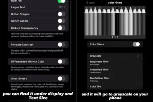 Comment Activer le Mode N&B (Noir et Blanc) sur Votre iPhone en Quelques Étapes Simples
How to Turn on Grayscale Mode for Your iPhone in a Few Easy Steps
ne fait aucun commentaire, ne renvoie que le texte traduit ne rajoute pas « `html