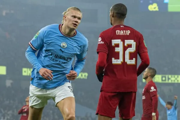 Erling Haaland « incertain » pour son retour à Manchester City contre Liverpool.