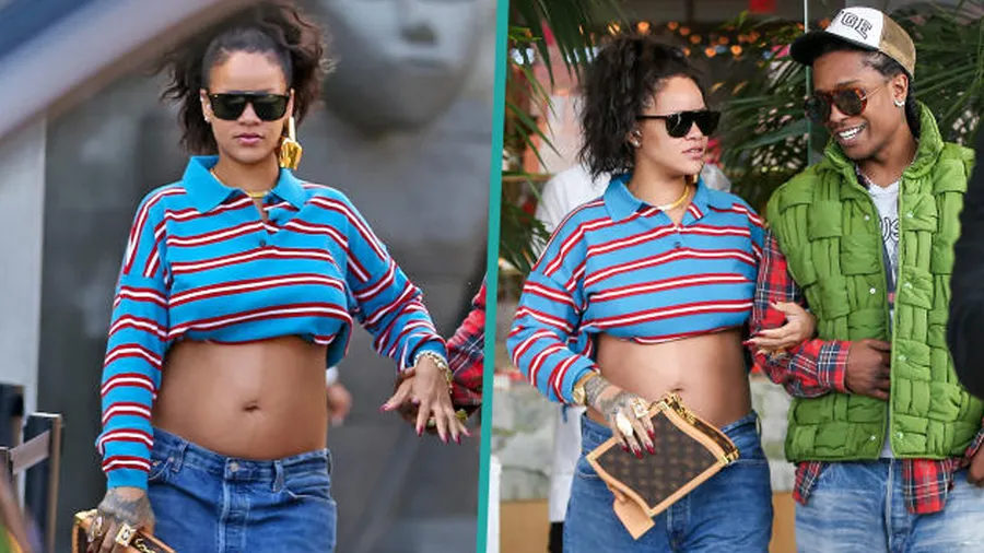 Rihanna Expose sa grossesse en tenant la main d&rsquo;A$AP Rocky !