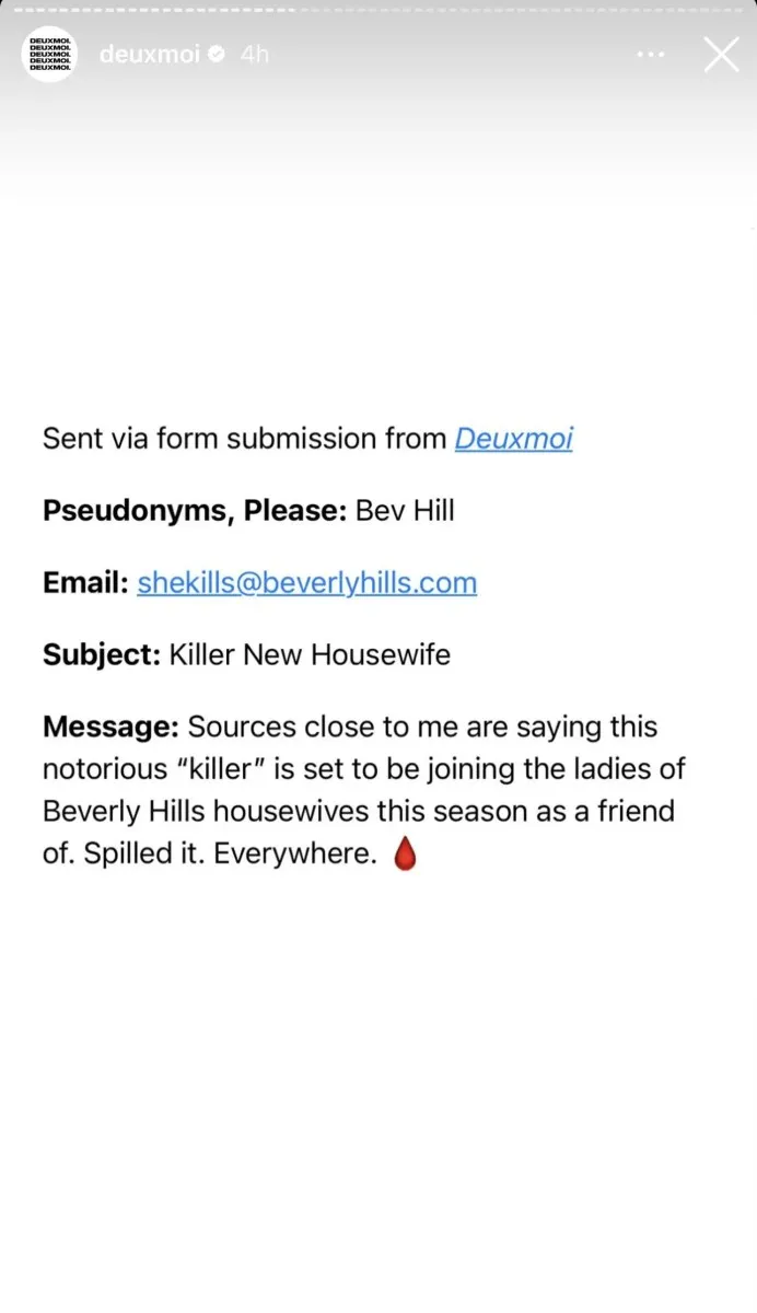 Rumeur : Une nouvelle « femme au foyer » « assassine » rejoint le casting de RHOBH saison 13.